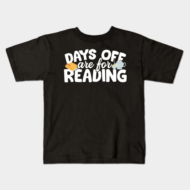 reading Kids T-Shirt by CurlyDesigns